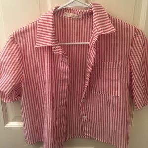 PacSun Cropped Button-down Top